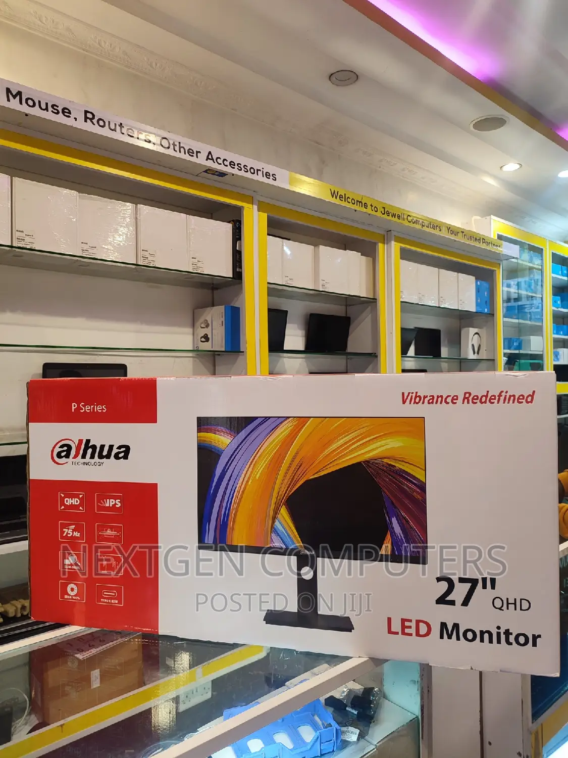 Dahua 27" QHD (2560x1440) Resolution IPS Frameless Monitor