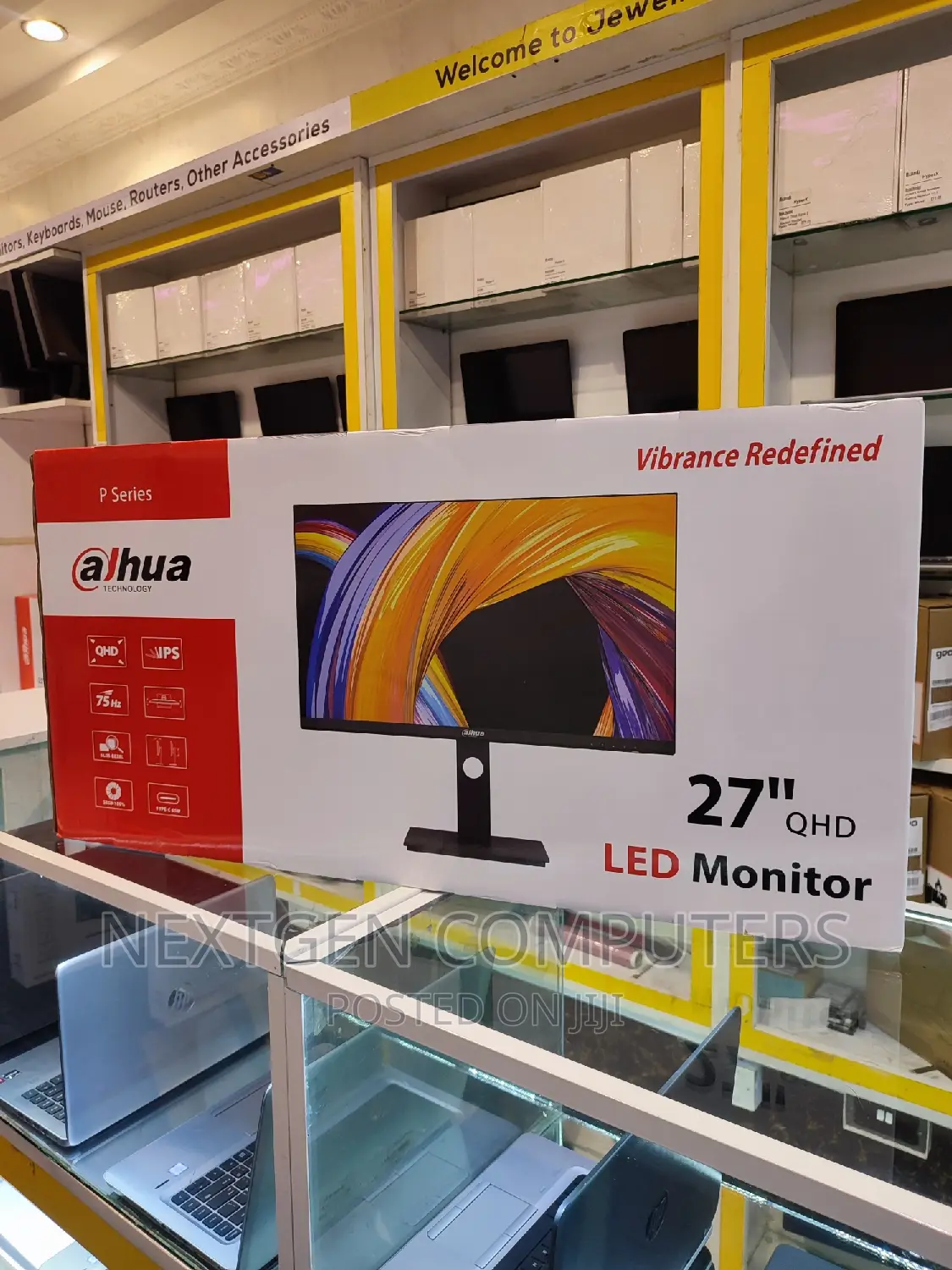 Dahua 27" QHD (2560x1440) Resolution IPS Frameless Monitor