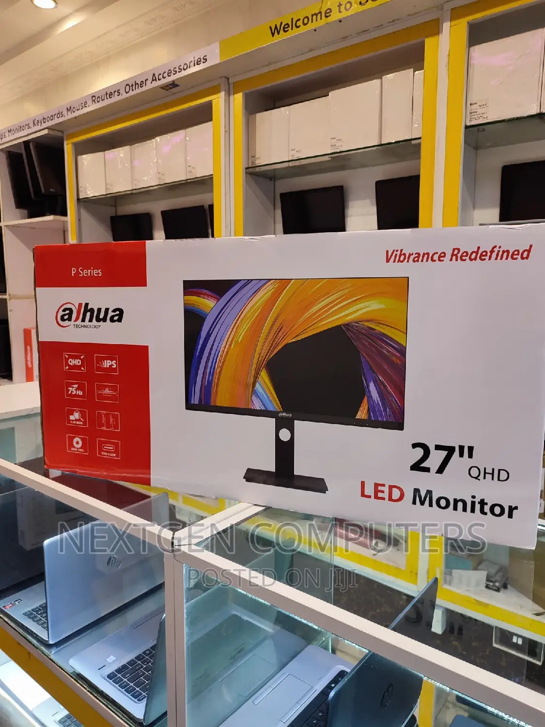 Dahua 27" QHD (2560x1440) Resolution IPS Frameless Monitor