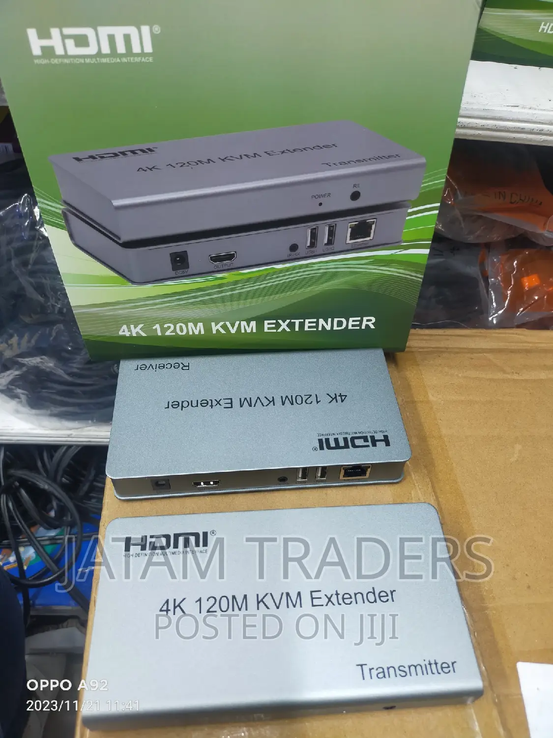 120m KVM Extender, Transmitter and Receiver