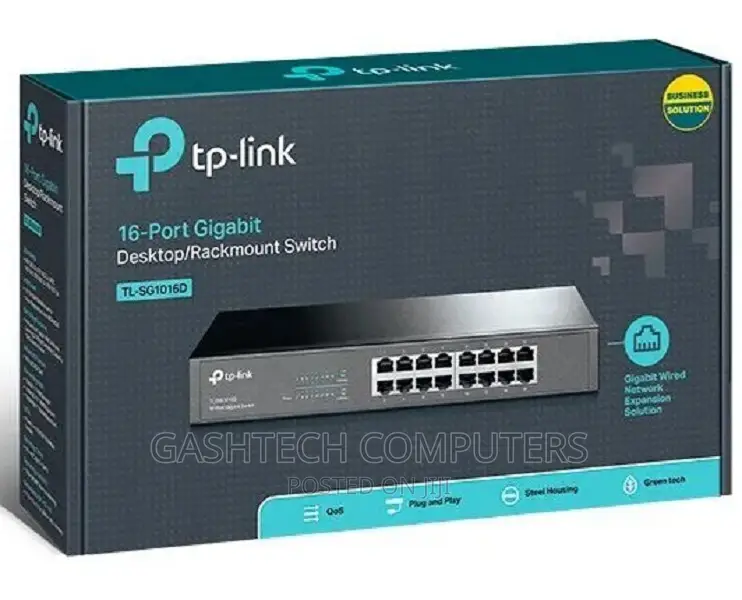 Tp-Link 16-Portmbps Desktop Switch - TL-SG1016D