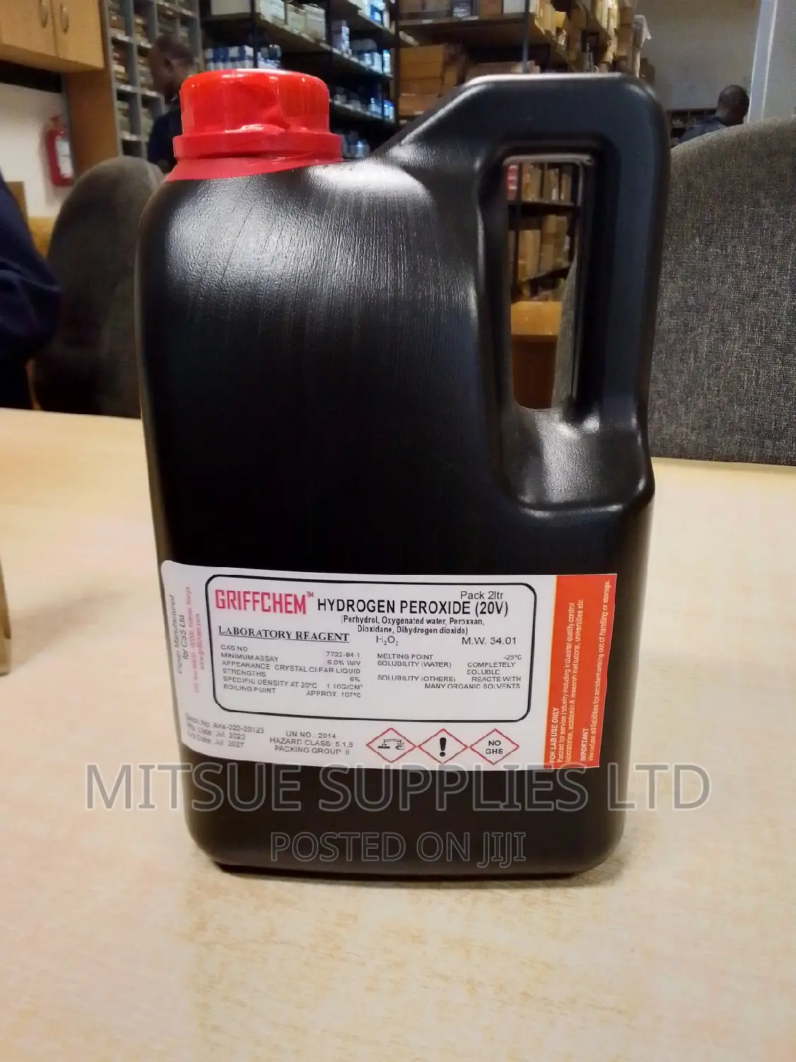 Hydrogen Peroxide 20V 2L L/P