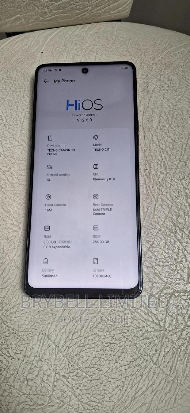 Tecno Camon 19 Pro 5G 256 GB Blue - thumbnail 9