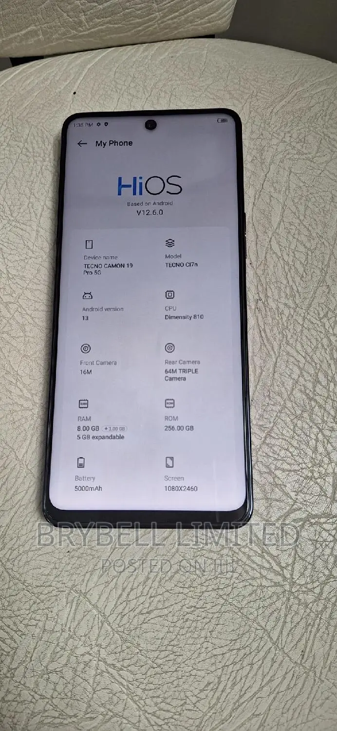 Tecno Camon 19 Pro 5G 256 GB Blue