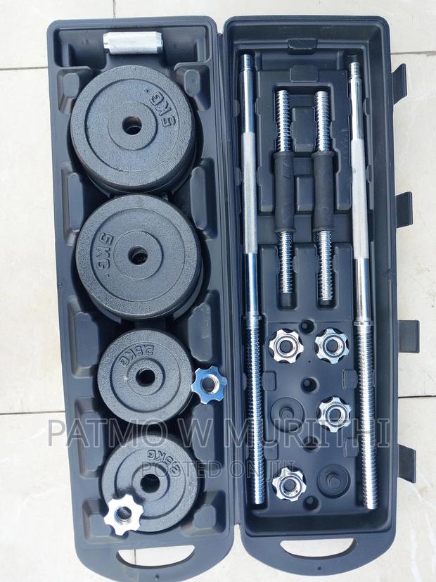 Dumbbell-50kg Adjustable Dumbbell Set Weight Lift