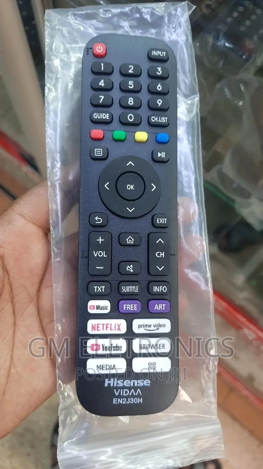 Hisense/Vision Vidaa Replacement RMT .
