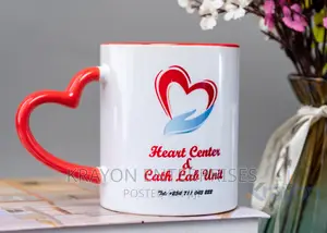 Love Handle Red Mugs(Sublimation)