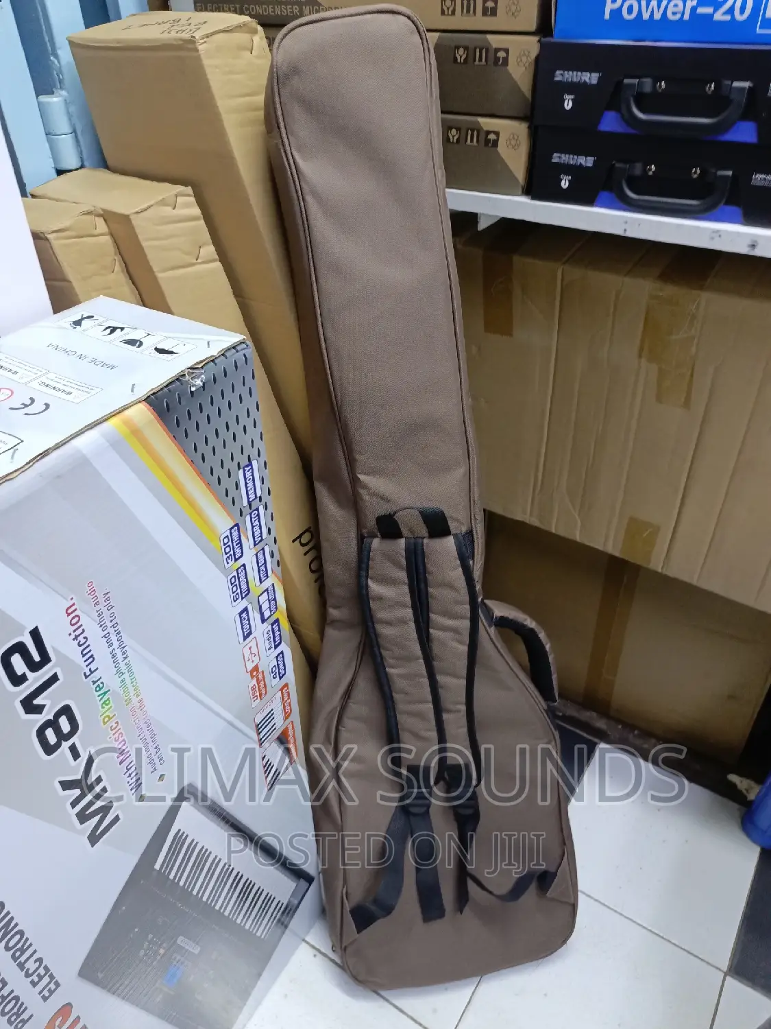 Electric Bass Guitar Bag Brown