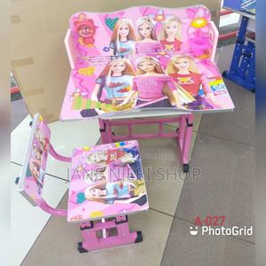 Kids Pink Study Table - main view