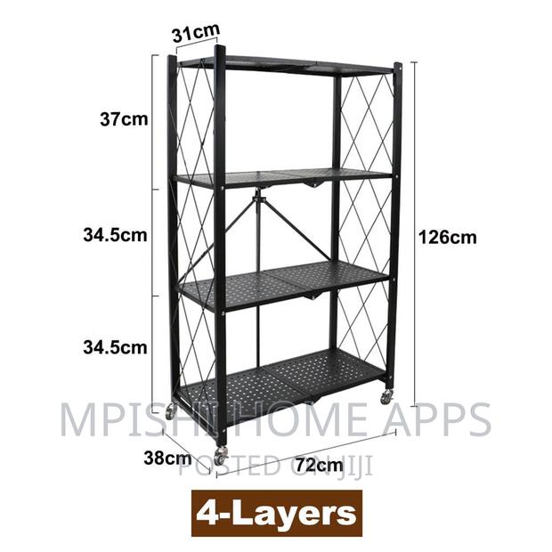 Foldable Moveable Storage Rack - thumbnail 2