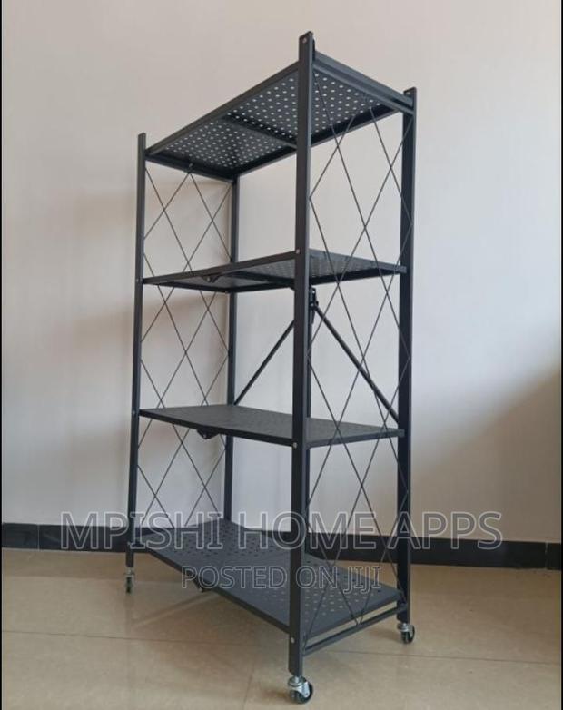 Foldable Moveable Storage Rack - thumbnail 3