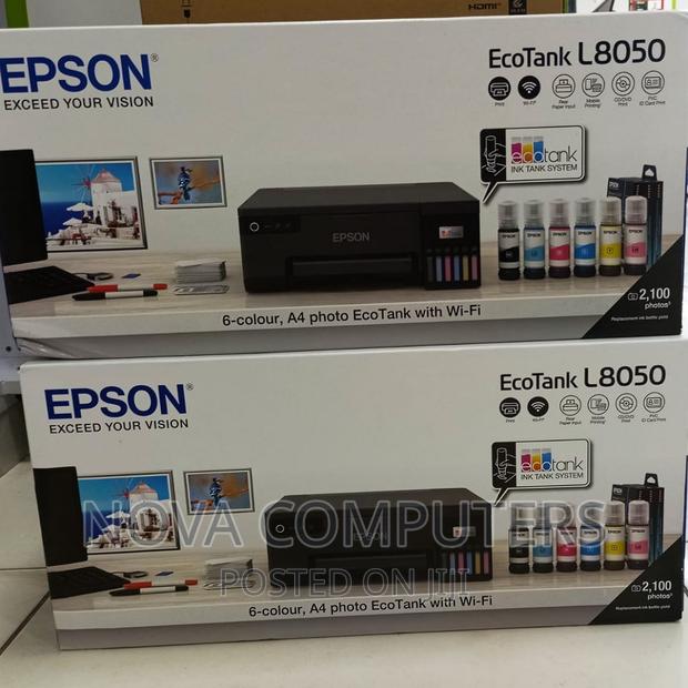 Epson Ecotank L8050 Printer A4 6 Color Photo Printer - main view