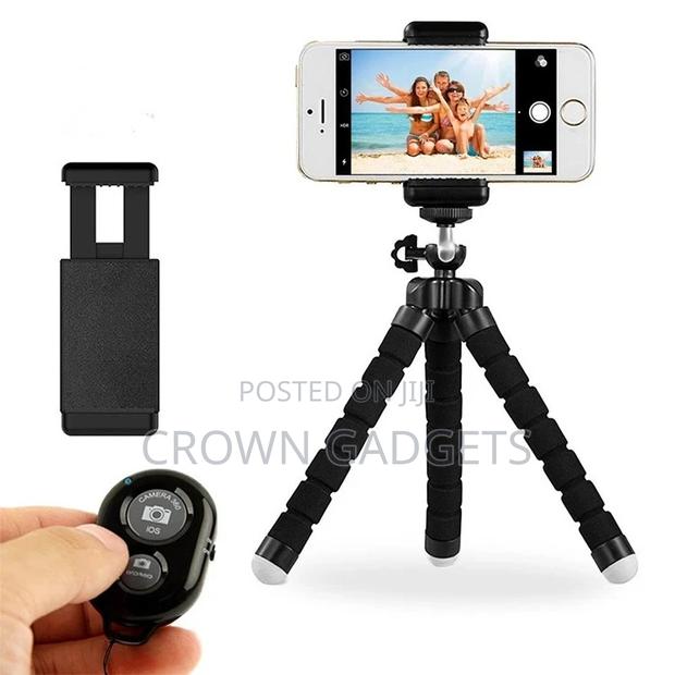Flexible Tripod, Mini Tripod, With Phone Holder - thumbnail 2
