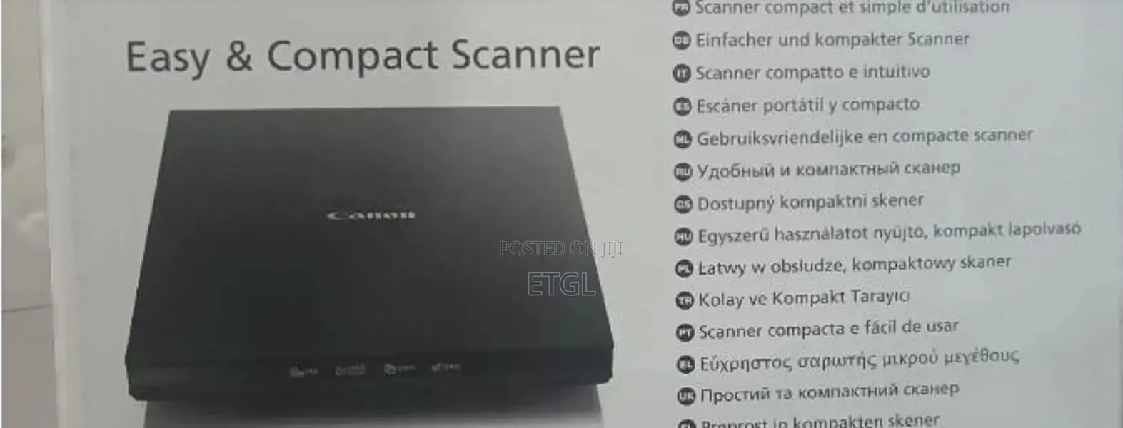 } Scanner Canon Easy Compact Scanner