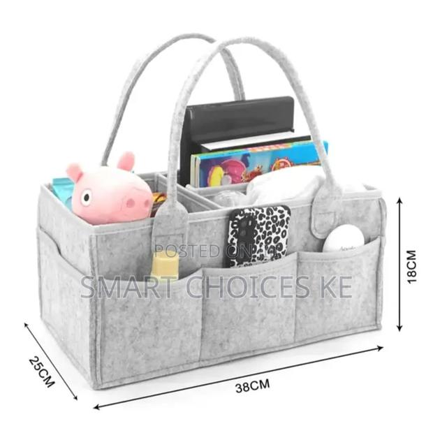 *Baby Diaper Caddy Nursery Organizer - thumbnail 3