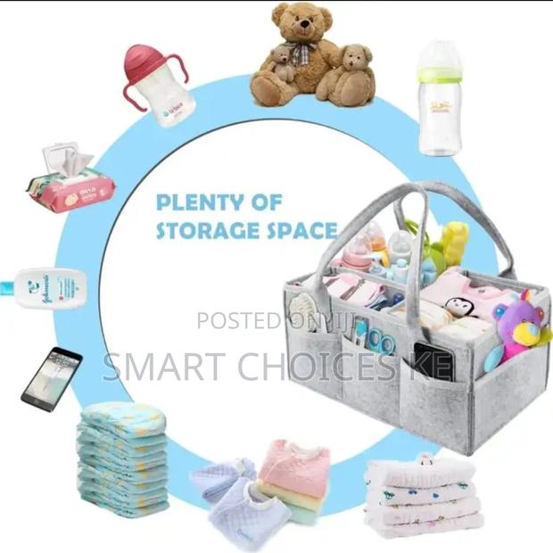 *Baby Diaper Caddy Nursery Organizer - thumbnail 2