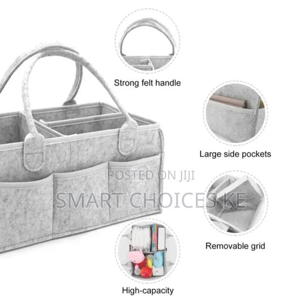 *Baby Diaper Caddy Nursery Organizer - thumbnail 4