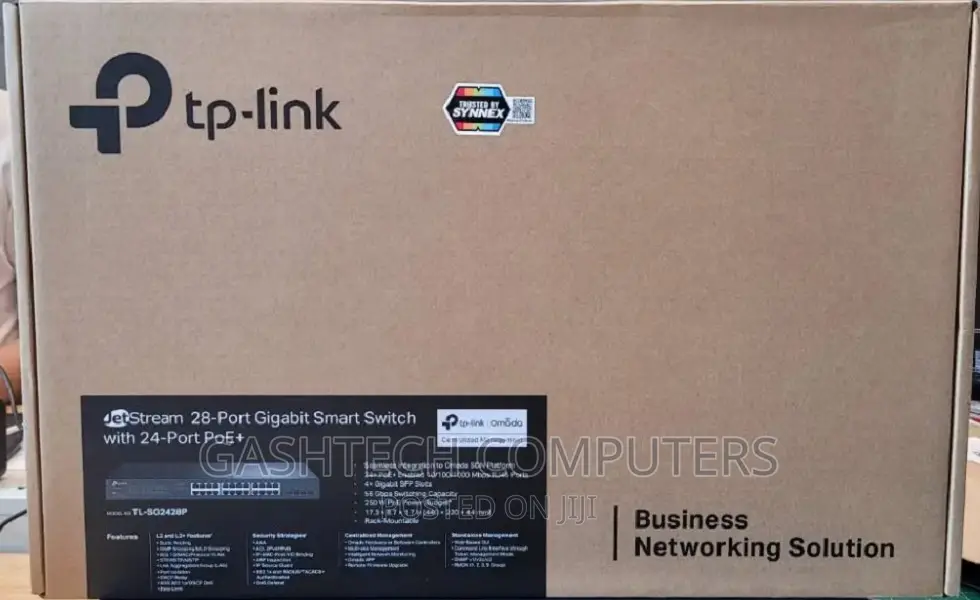 Tp-Link 28-Port ^1000mbps Jetstream Gigabit Switchtl-Sg2428p