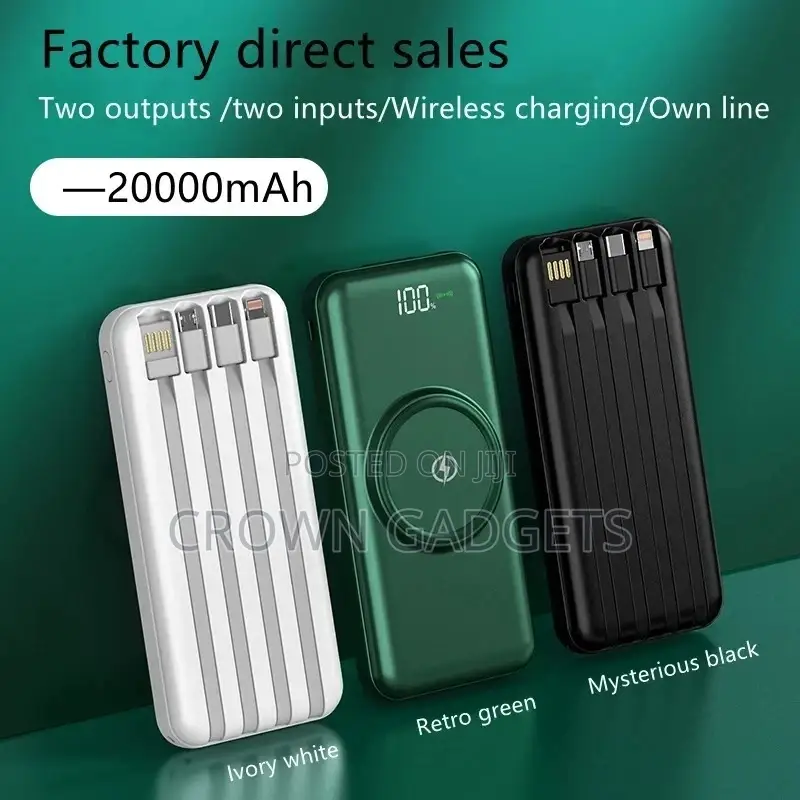 20000mah Power Banks Mobile Phone Portable Powerbank 20000M