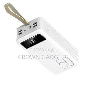 High Capacity Triple Input 4 USB Output 50000mah Power Bank