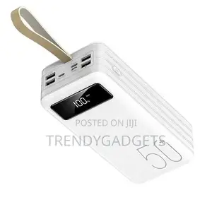 High Capacity Triple Input 4 USB Output 50000mah Power Bank