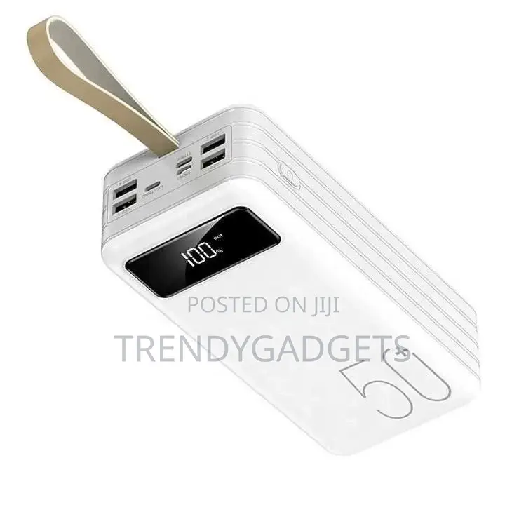 High Capacity Triple Input 4 USB Output 50000mah Power Bank