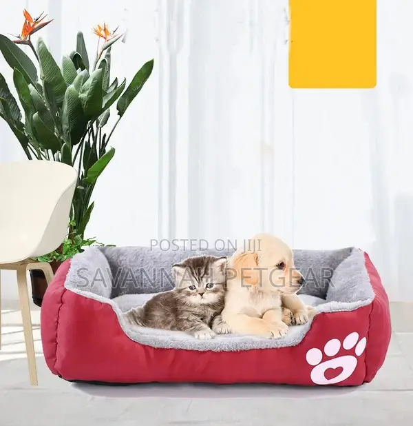 Comfy Fleece Cat Dog Bed Ultimate Comfort- Medium