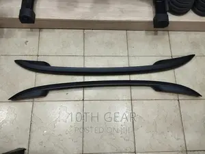 Nissan Navara Roof Rails/Bars Black Finish Original
