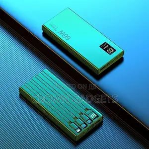 Powerbank Built-in Cable Power Bank Universal 10000mah Slim