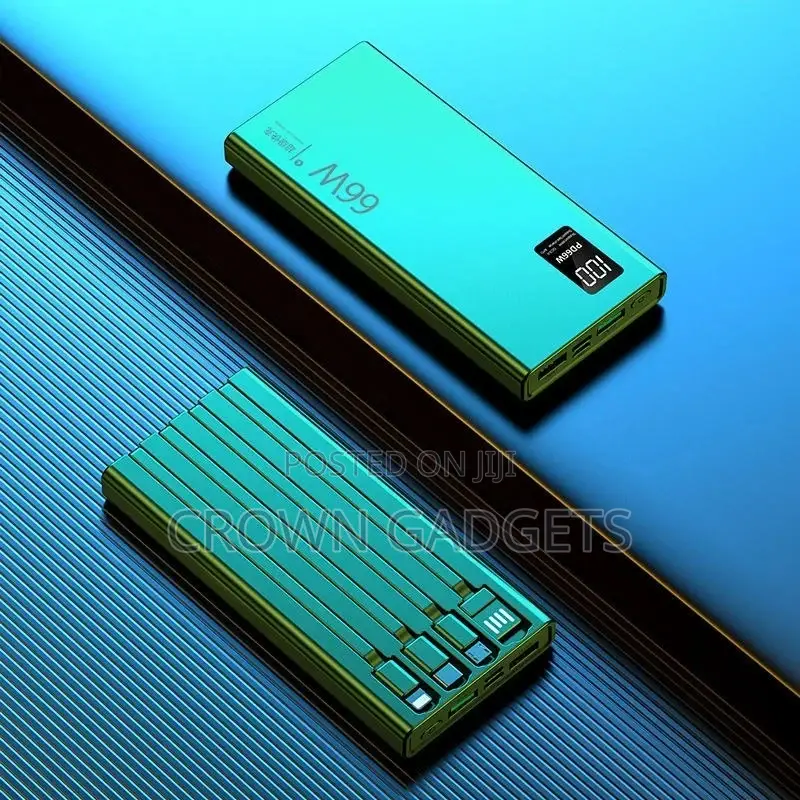 Powerbank Built-in Cable Power Bank Universal 10000mah Slim