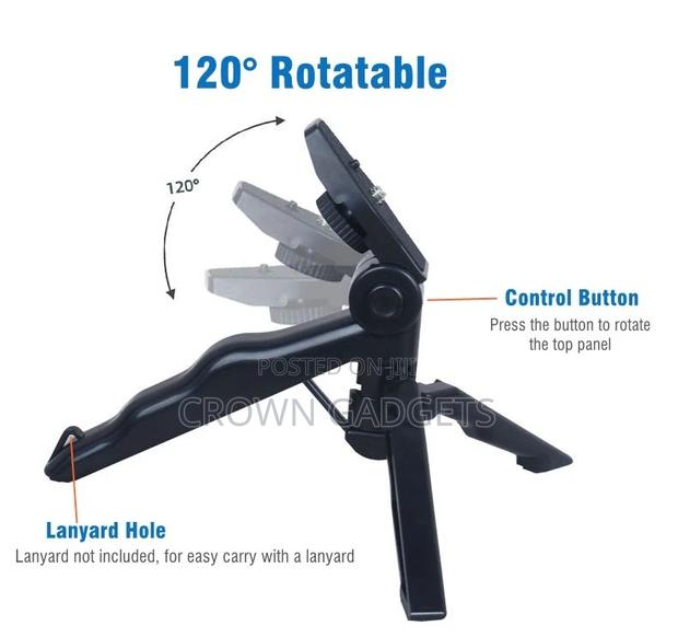 Microphone With LED Light Tripod on-Camera Microphone Vlog - thumbnail 2