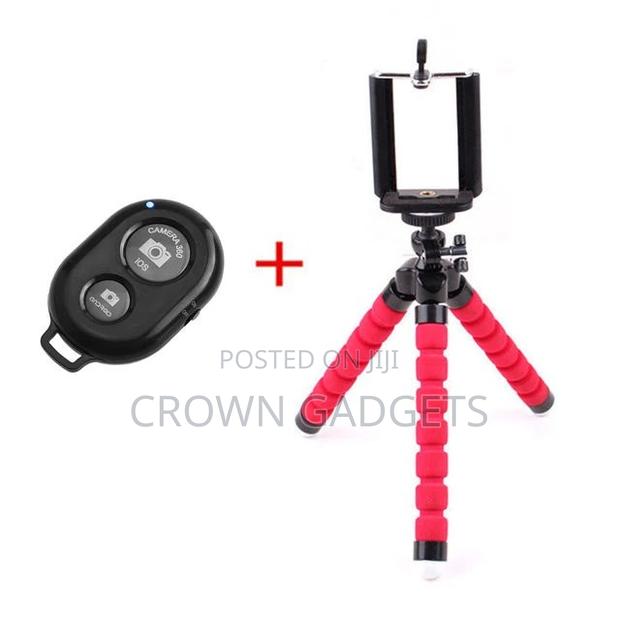 Phone Tripod, Flexible Sponge Mini Tripod Cellphone Tripods - thumbnail 3