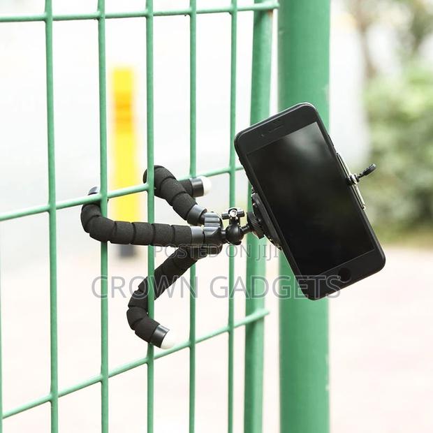 Phone Tripod, Flexible Sponge Mini Tripod Cellphone Tripods - thumbnail 2