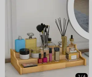 Expandable Bamboo 3tier Perfume/Spice Rack