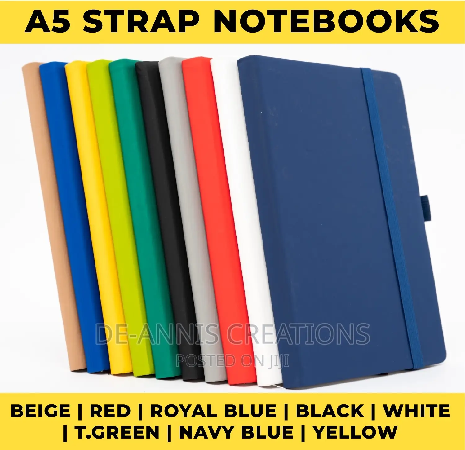 Strap A5 Notebooks PU Leather