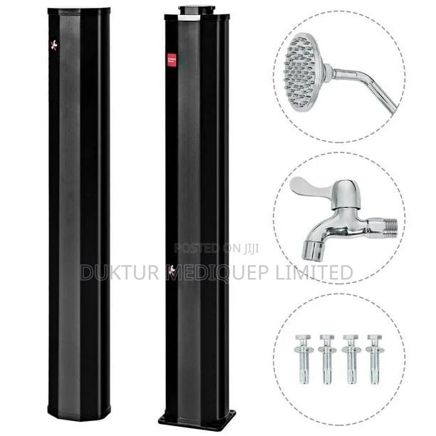35L Outdoor Solar Heating Shower 7.2ft Adjustable Base