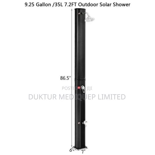 35L Outdoor Solar Heating Shower 7.2ft Adjustable Base - thumbnail 2
