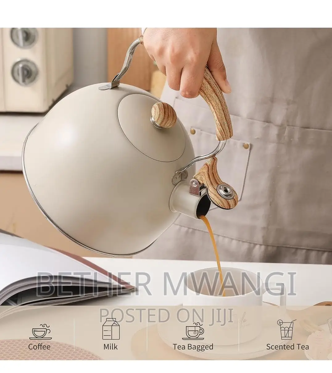 2.5 Litres, Whistle Kettle for Tea/Coffee Available