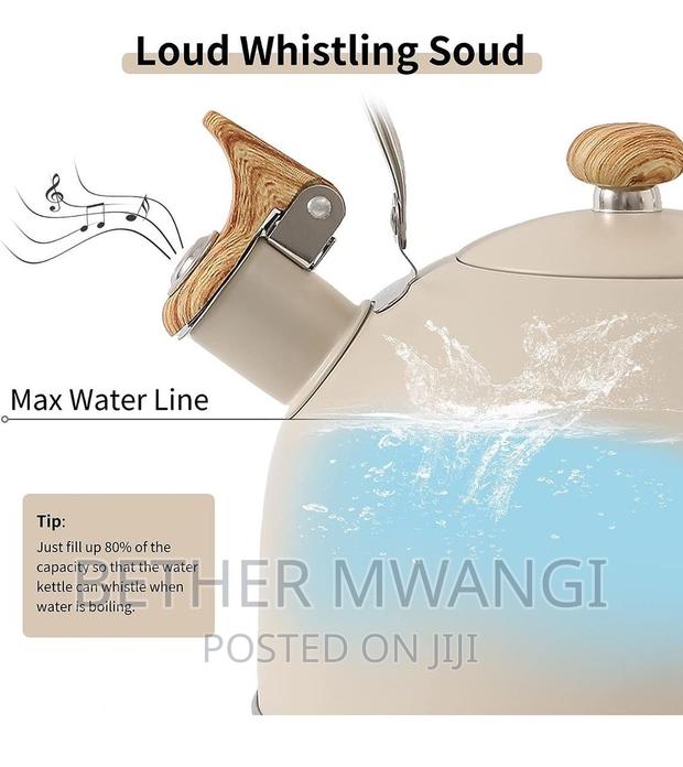 2.5 Litres, Whistle Kettle for Tea/Coffee Available - thumbnail 3