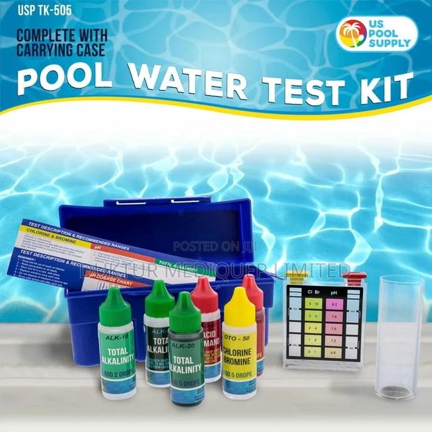 5-way Pool Spa Test Kit-ph/ Cl/ Bromine/ Alkalinity/ Acid - main view