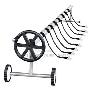 Aluminum Swimming Pool Solar Cover Reel In-ground With Wheel