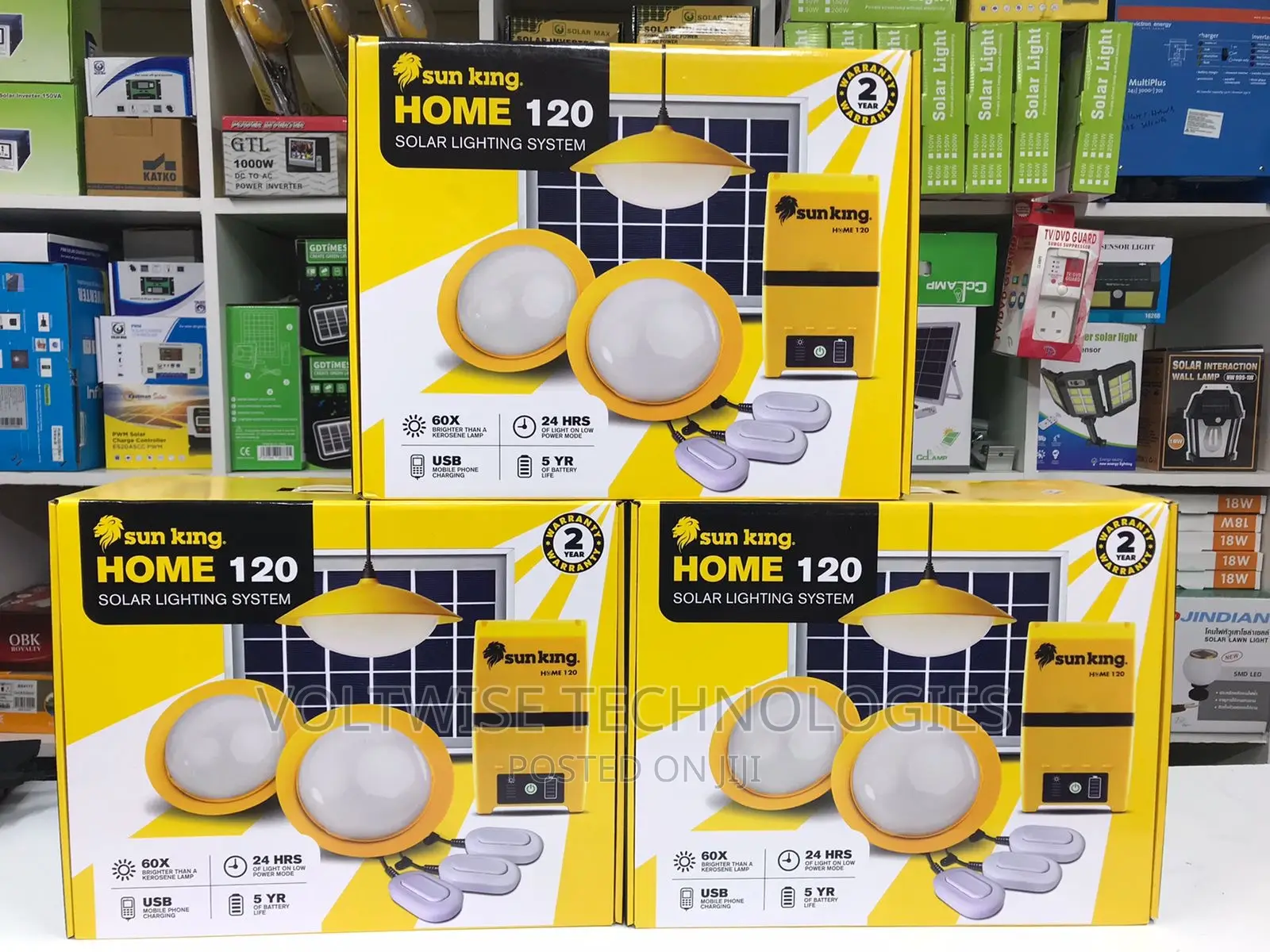 Sunking Home 120 Solar Home Lighting Kit