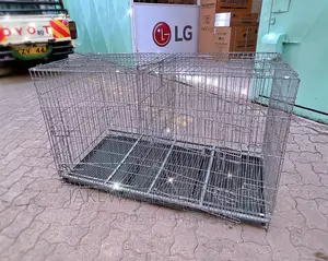 Large Foldable Cage Can to Hold Two Large Adult Dogs