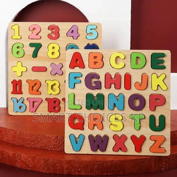 Large Wooden Letters and Numbers*Abc and 123