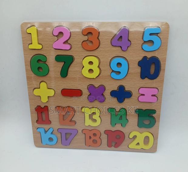 Large Wooden Letters and Numbers*Abc and 123 - thumbnail 4