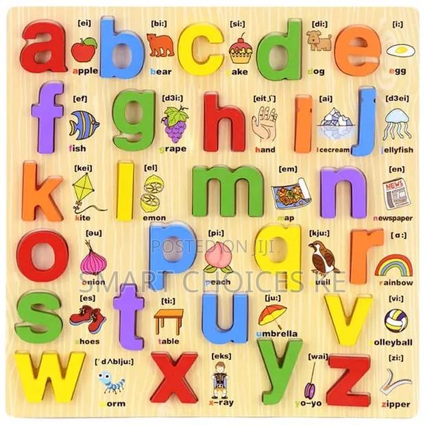 Large Wooden Letters and Numbers*Abc and 123 - thumbnail 5