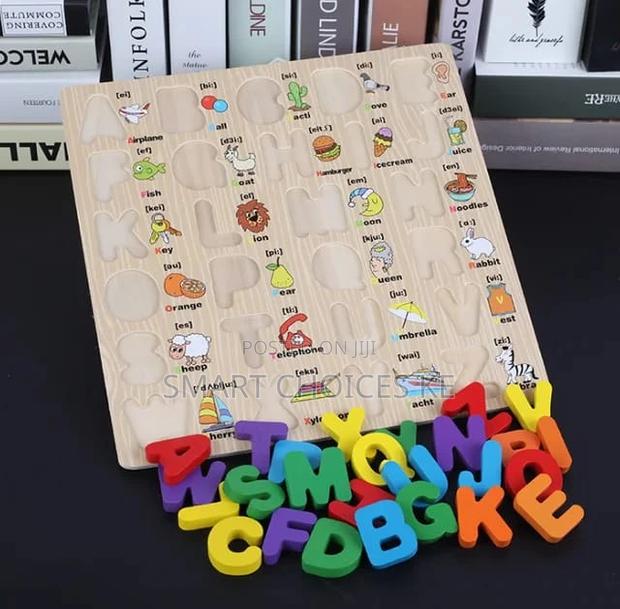 Large Wooden Letters and Numbers*Abc and 123 - thumbnail 6