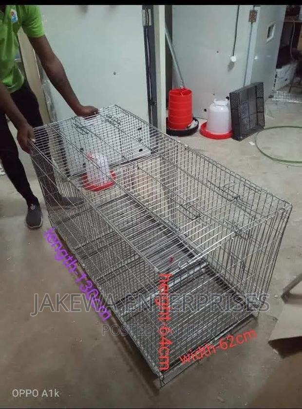 Foldable Dog Cages Large Size 130cm by 64cm by 69cm - main view