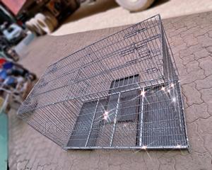 Dog Kennel (Large Size) Stainless Steel Foldable 3 Crates