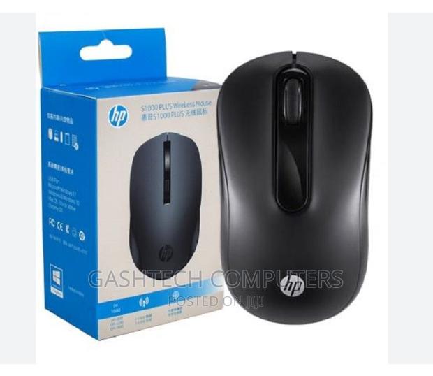 HP Wireless Silent Mouse S1000 Black//HP Wireless Silent